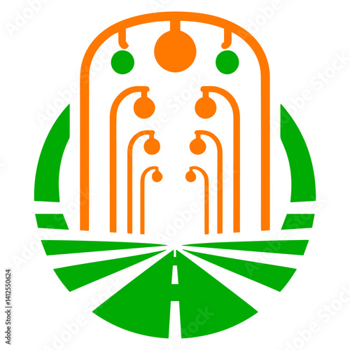 Aero Street Lamp Pack Streamlined Urban Light Pole Vector Files