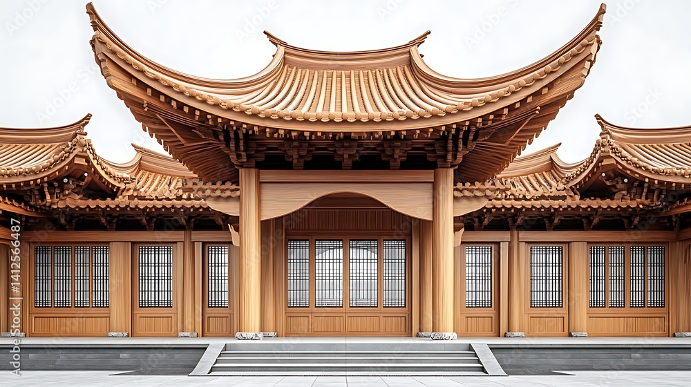 Traditional chinese pavilion with elegant roof high resolution picture Traditional chinese pavilion with elegant roof high resolution picture