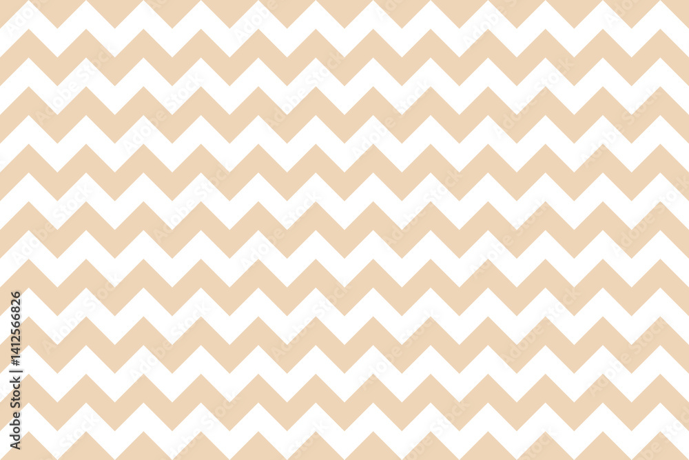 Bisque and white color Zig zag seamless pattern. Bisque and white color Zig zag seamless pattern.