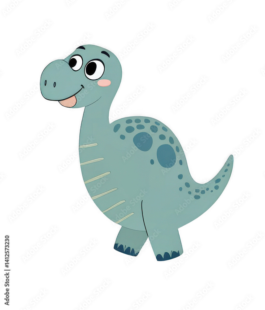 Adorable Cartoon Dinosaur Illustration Perfect for Childrens Books Websites and Educational Materials Adorable Cartoon Dinosaur Illustration Perfect for Childrens Books Websites and Educational Materials