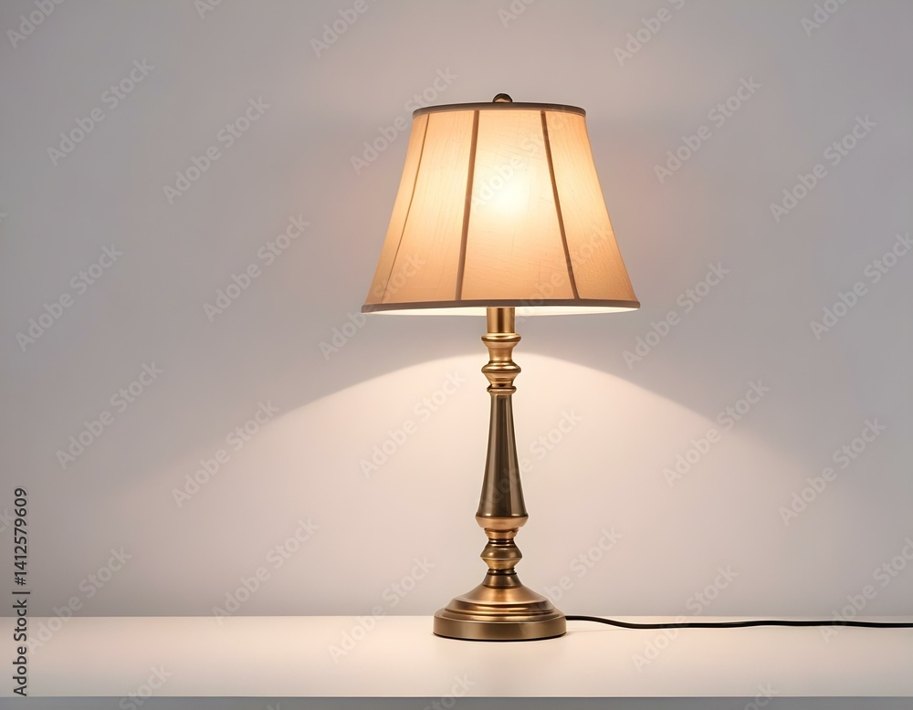 Table lamp isolated on white background Table lamp isolated on white background