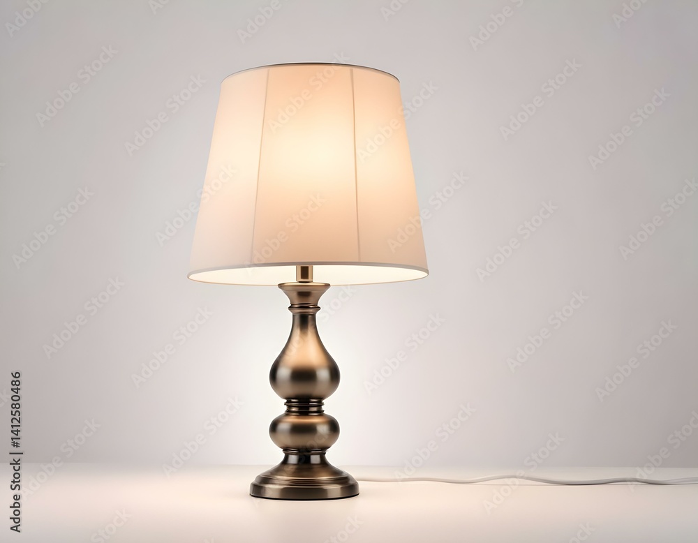 Table lamp isolated on white background Table lamp isolated on white background