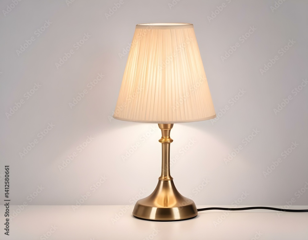 Table lamp isolated on white background Table lamp isolated on white background