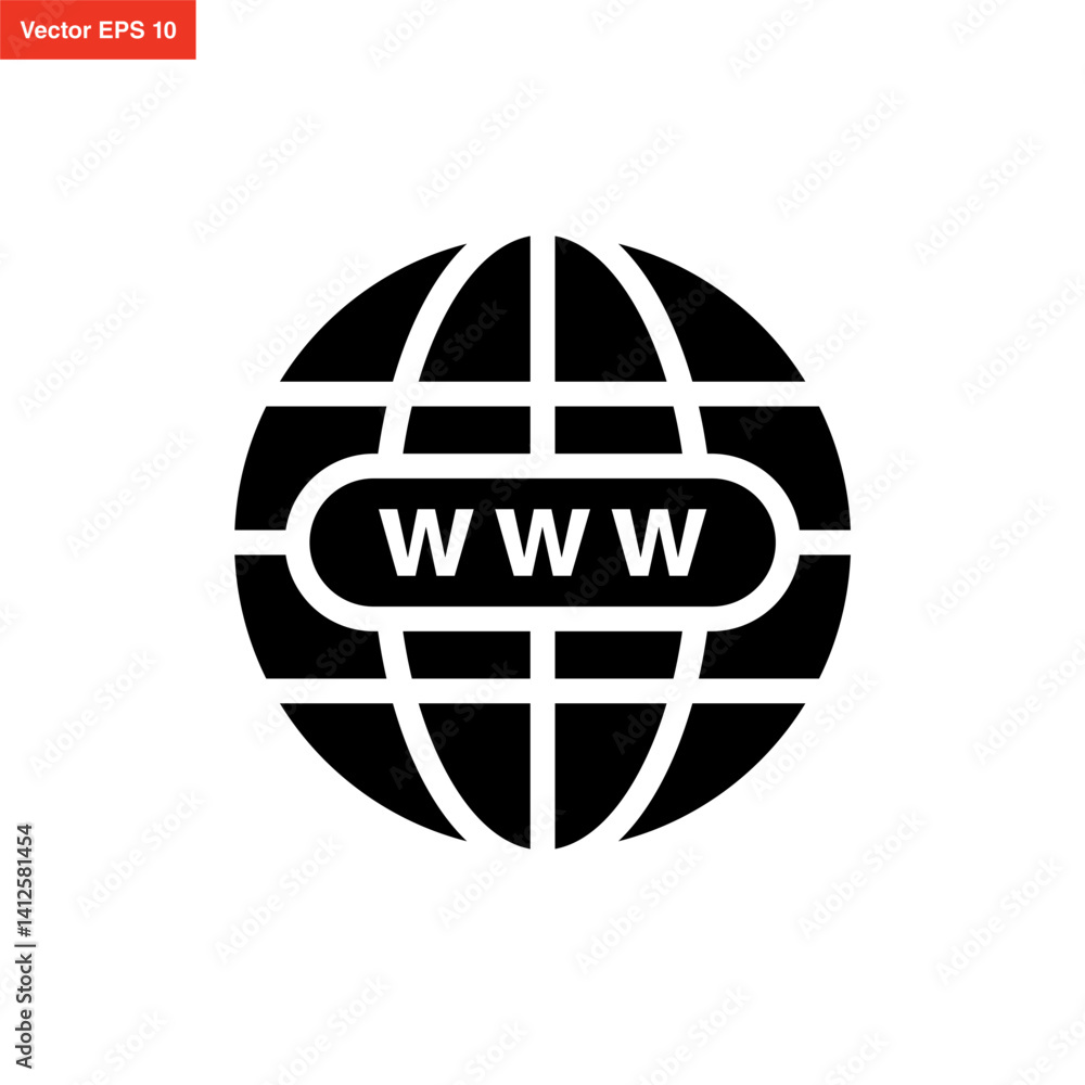 simple globe icon black and white simple globe icon black and white