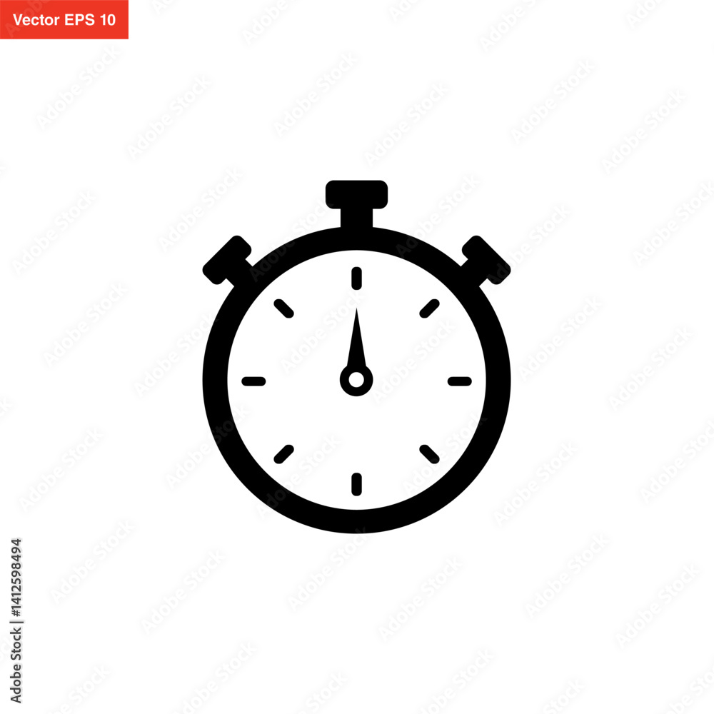 stopwatch icon simple and modern design stopwatch icon simple and modern design