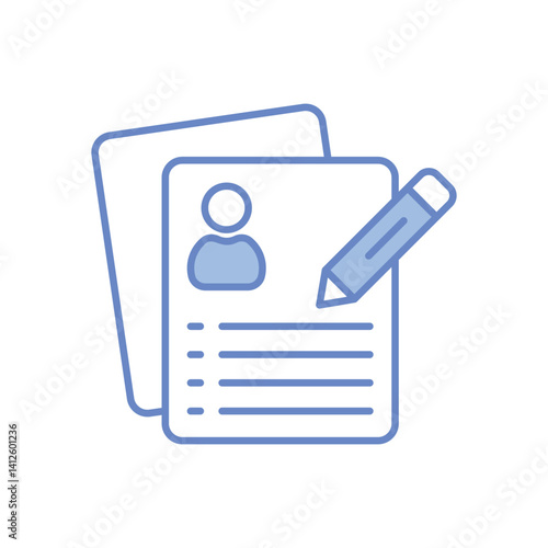 Resume  Vector icon