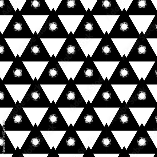 Seamless abstract pattern design vector	