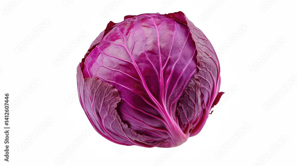 a photo of a head of purple cabbage on a transparent background, PNG image, PNG file, Generative art. a photo of a head of purple cabbage on a transparent background, PNG image, PNG file, Generative art.