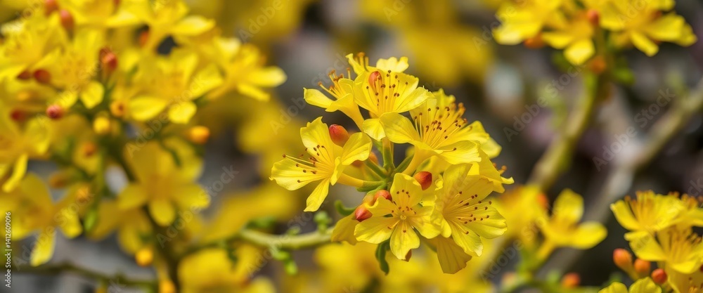 Vibrant yellow-green Palo Verde blossoms close-up, Sonora Desert spring, beautiful, flora Vibrant yellow-green Palo Verde blossoms close-up, Sonora Desert spring, beautiful, flora