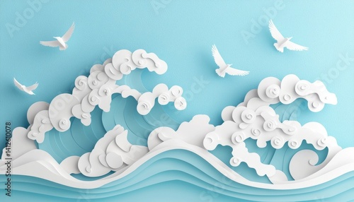 Paper Waves, Sky Birds