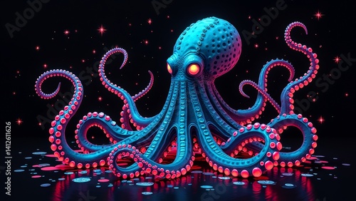 Tech savvy octopus