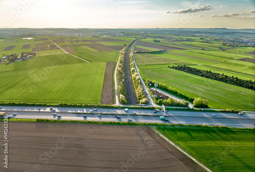 German highway A 81 and hig...