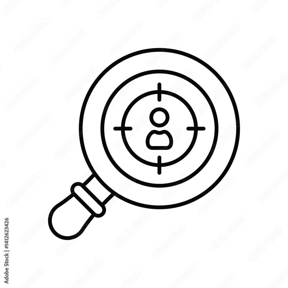 Head Hunting Vector icon Head Hunting Vector icon