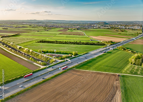 German highway A 81 and hig...