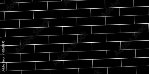 Black brick wall background. Black stone brick wall seamless background. Seamless Texture Pattern of a Brick Wall. Black bricks wall 3d illustration. Brick wall Texture. wall stone texture background.