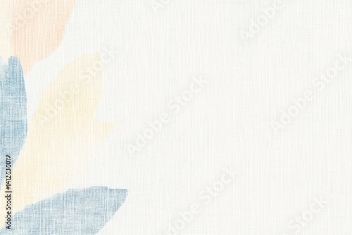 Aesthetic natural paper-like presentation slide design featuring a clean and minimalistic layout.