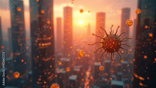 The urban shadow under the epidemic