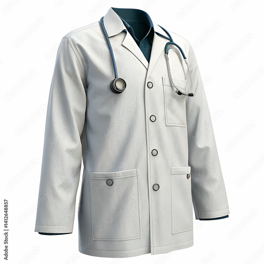 Medical Doctor Coat Icon 3D Modeled for Professional Healthcare Representation
Medical Doctor Coat Icon 3D Modeled for Professional Healthcare Representation