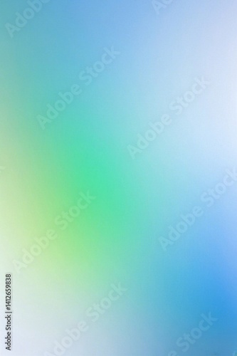 there is a blurry image of a blue and green background