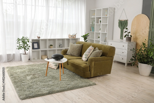 Interior of living room wit...