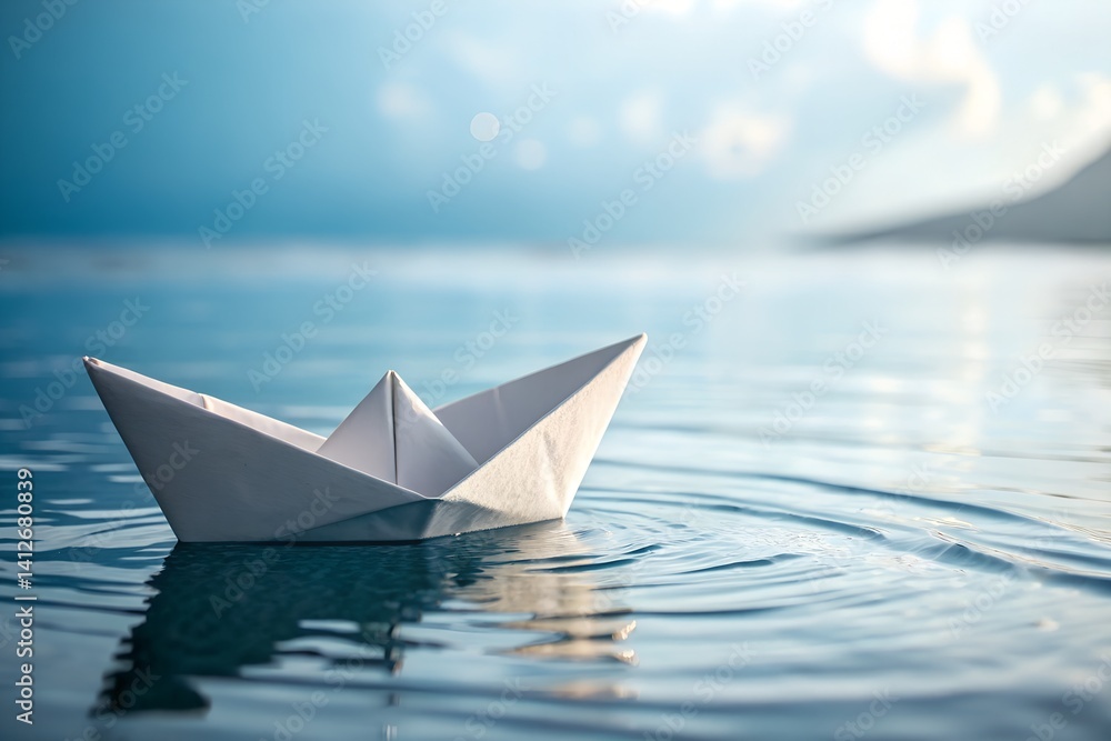 High Resolution 8K Image Depicting a Single Origami Art Piece High Resolution 8K Image Depicting a Single Origami Art Piece