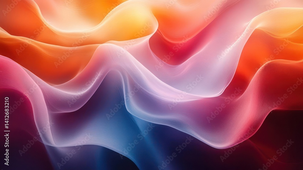 Fototapeta premium Abstract flowing colours