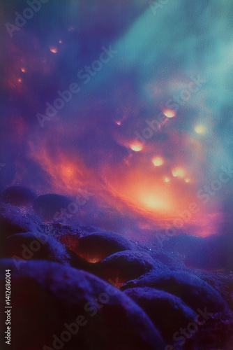 Wallpaper Mural Surreal Space Landscapes and Cosmic Explorations – Sci-Fi Inspired Digital Art Collection Torontodigital.ca