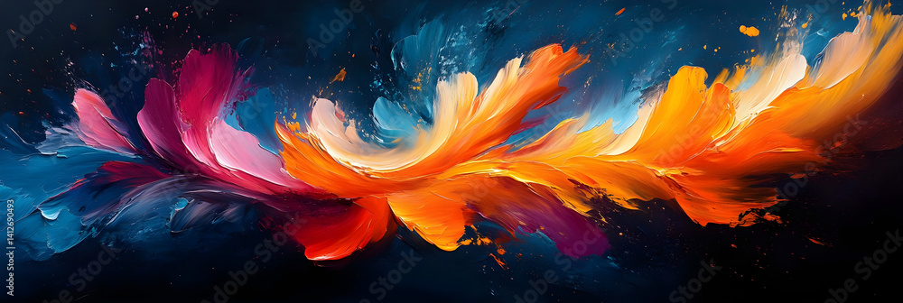 Obraz premium abstract fire background