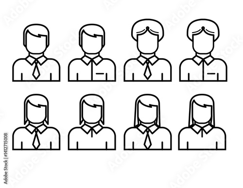 icons_line_diverse_people_faceless