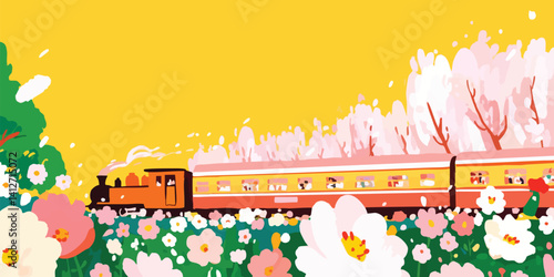 A charming illustrated depi...