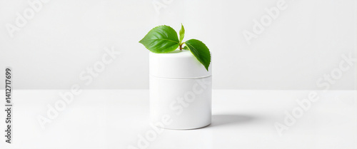 Wallpaper Mural Potted plant thriving against minimalist white background   Torontodigital.ca