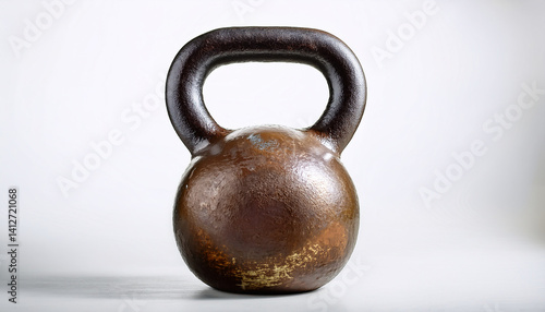 Kettlebell, dumbell - isolited on withe background