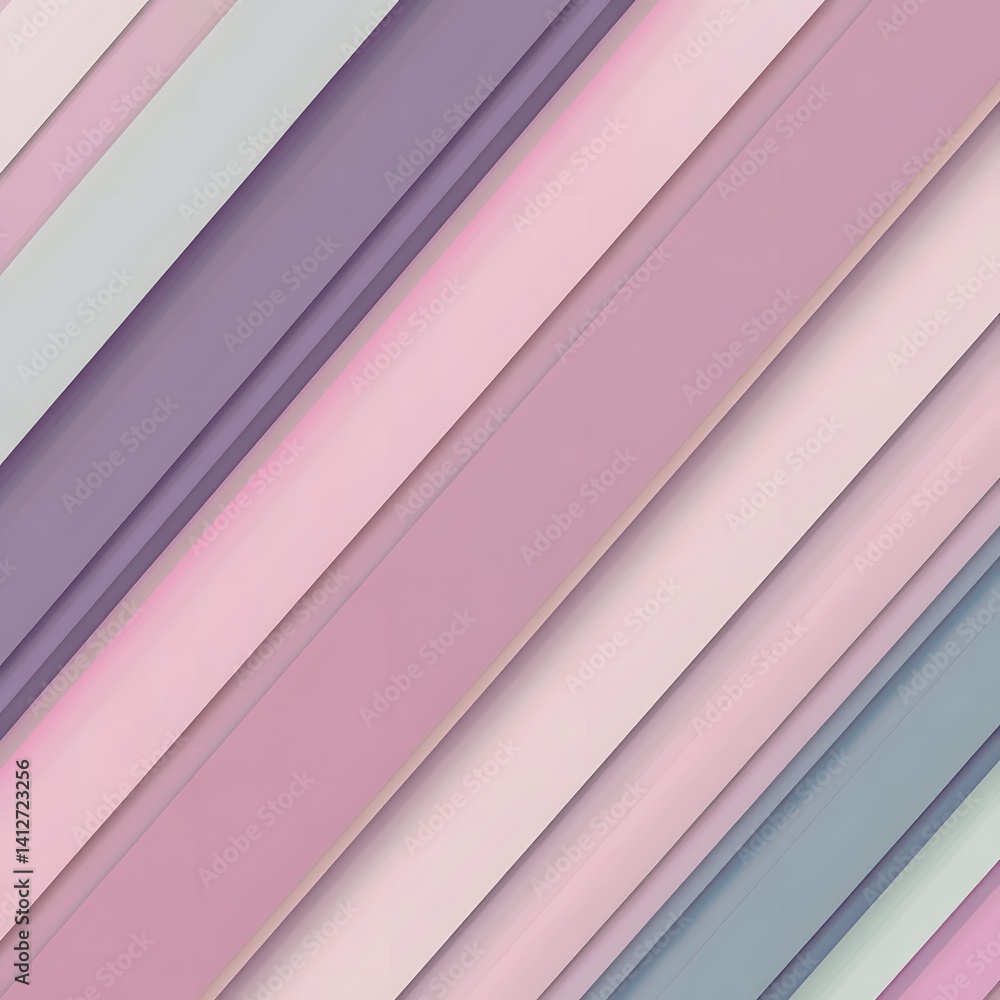 Obraz premium Abstract Pastel Diagonal Stripes Background Design