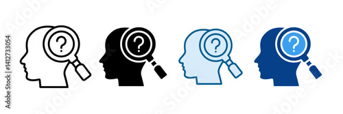 Question Mark Icon Set Multiple Style Collection