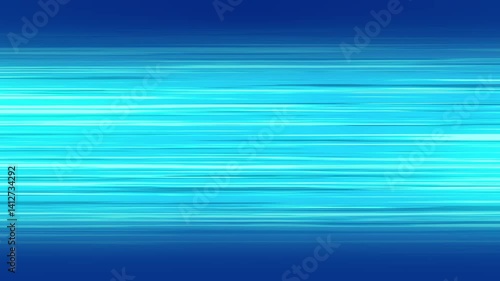 Smooth horizontal motion blur effect in vibrant blue tones. A clean and abstract digital background suitable for technology, speed, or futuristic concepts.