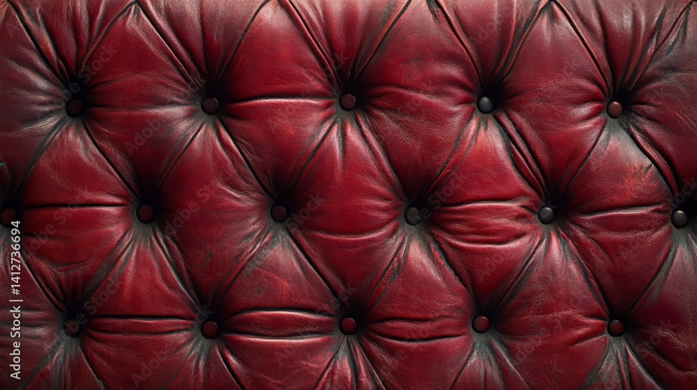 Red Tufted Leather Texture Background Red Tufted Leather Texture Background