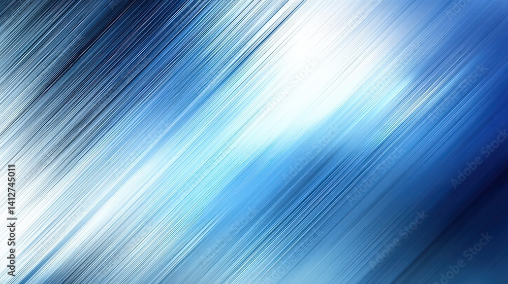 Abstract Blue Gradient with Smooth Stripes and Soft Light Effects Abstract Blue Gradient with Smooth Stripes and Soft Light Effects