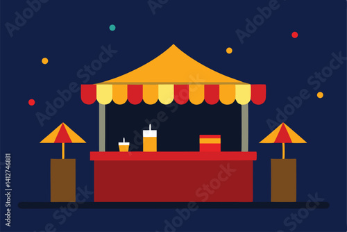circus tent vector illustration