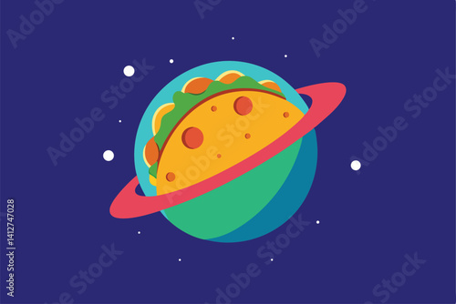 space rocket vector illustration