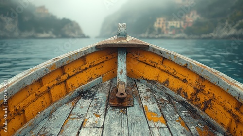 Wooden boat travel