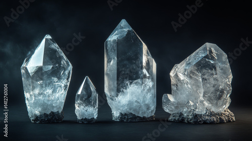 Set of magic healing chakra mineral stones for crystal healing. Natural Colourful stones for cleansing environment from negative energy. Spriritual practices background