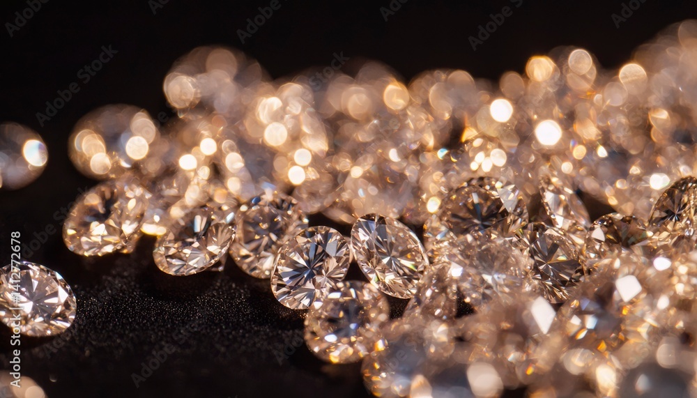 Diamonds on dark surface Diamonds on dark surface