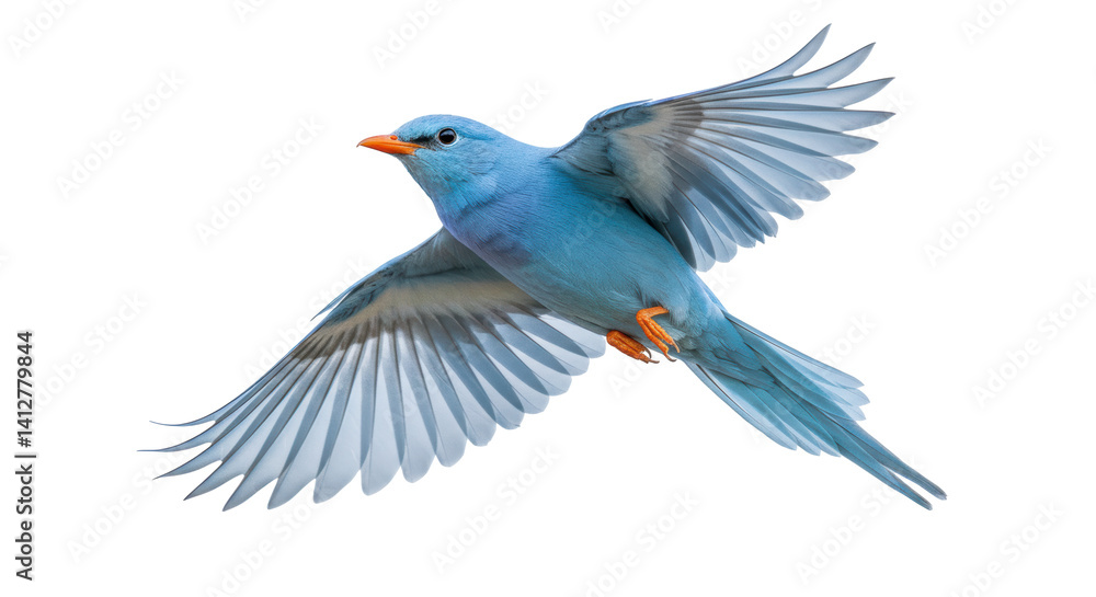 Obraz premium Isolated blue bird