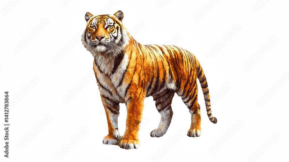 Obraz premium a 3d picture of an animal on a transparent background, PNG image, PNG file, Generative art.