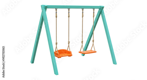 Isolated Swing Set