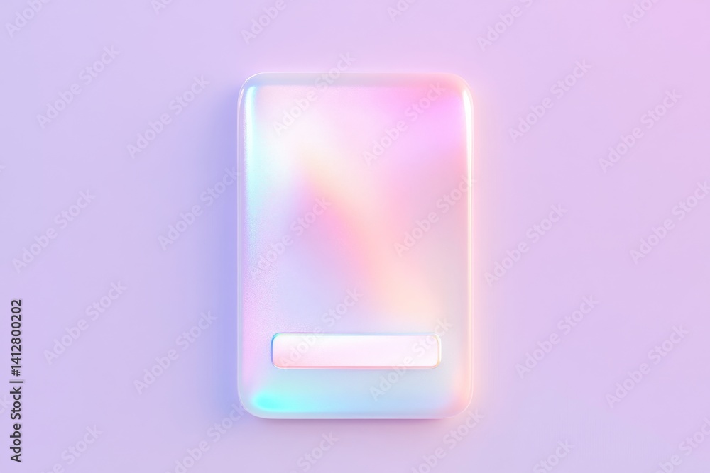 Modern minimalist ui design with rounded input field on gradient background Modern minimalist ui design with rounded input field on gradient background