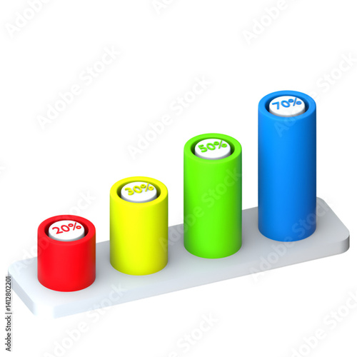 Wallpaper Mural 3D render Infographic Torontodigital.ca