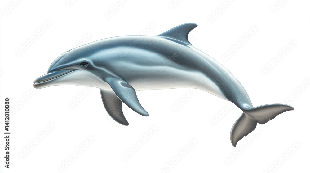 Obraz premium Dolphin Leaping Out of the Water