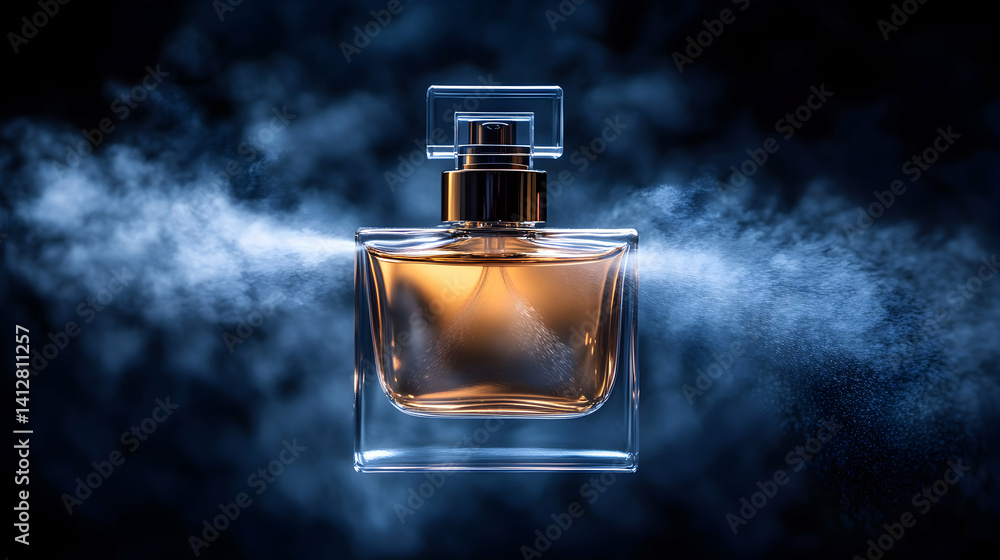 Mysterious Perfume Bottle in Smoke Mysterious Perfume Bottle in Smoke