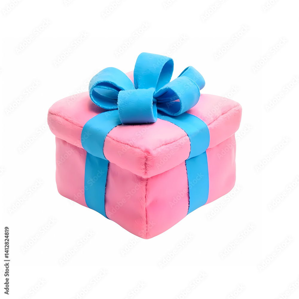 Obraz premium gift box isolated on white